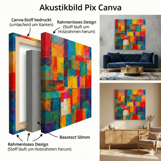 Akustikbild Pix Canva (eigenes Motiv)