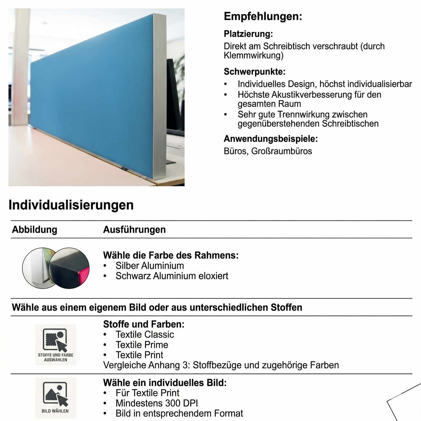 Desk Divider Plus