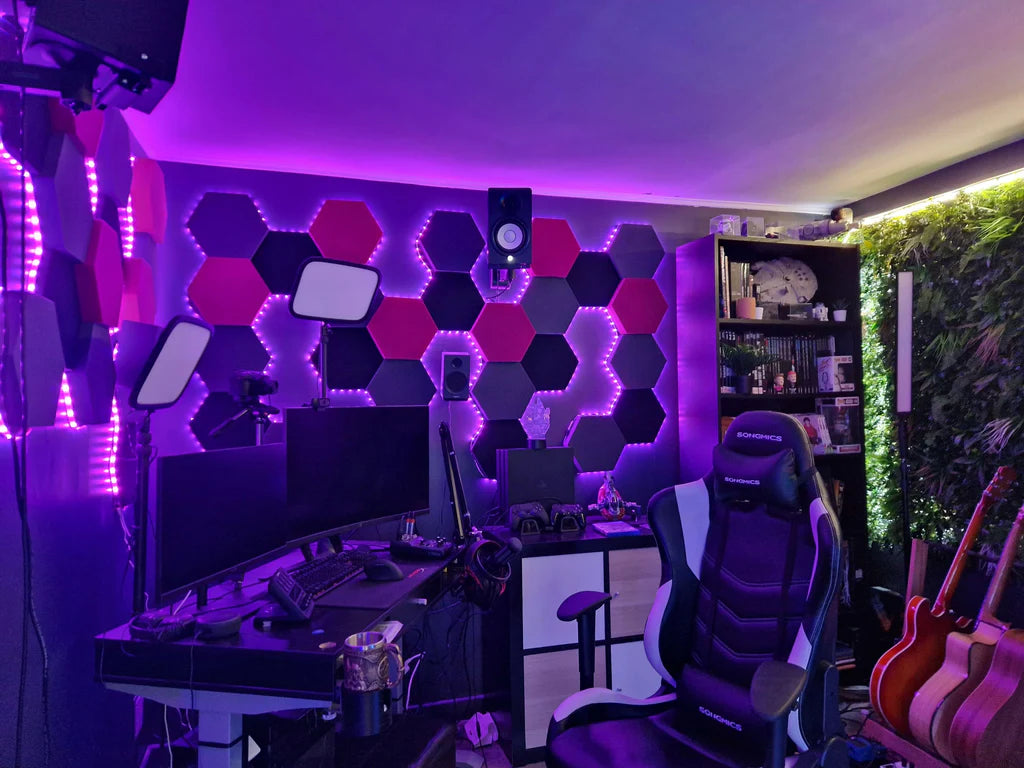 Wandpaneele fürs Gaming-Zimmer: 3D-Look, der den Hall schluckt