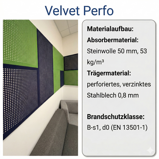 Velvet Perfo Akustikelement
