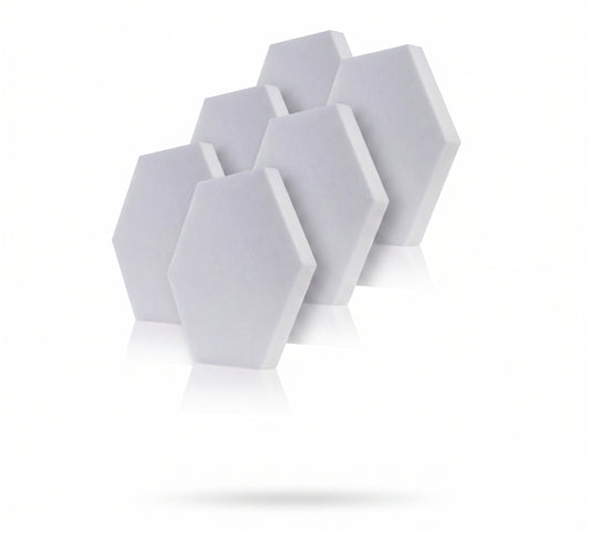 Fiber Hexa (6 extension) White 25mm W25
