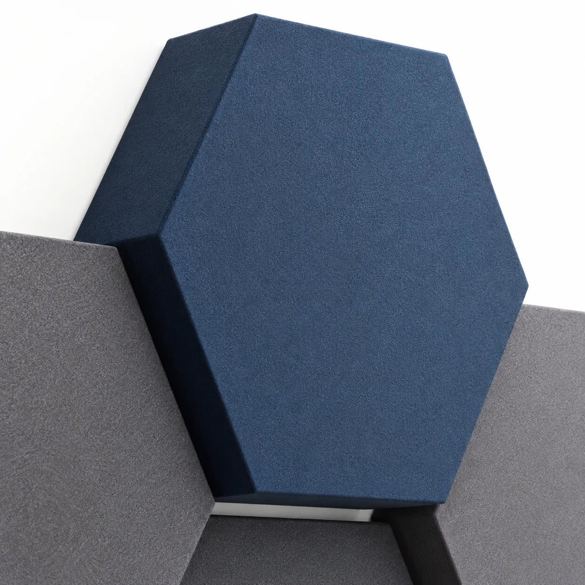 Velvet Hexa Dark Deepblue – Illustration der Oberfläche und geraden Kanten.