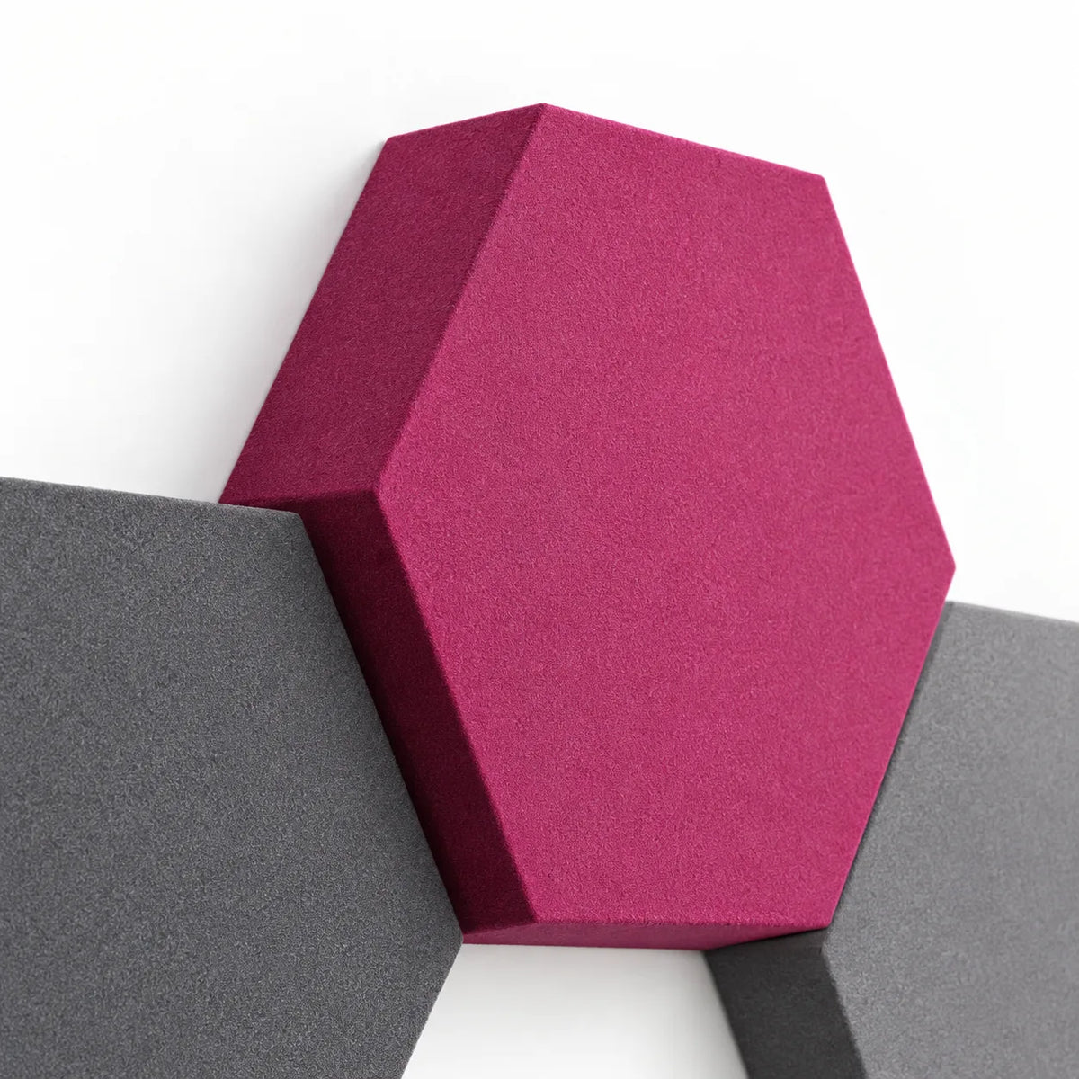 Velvet Hexa Dark Ruby – Illustration der Oberfläche und geraden Kanten.