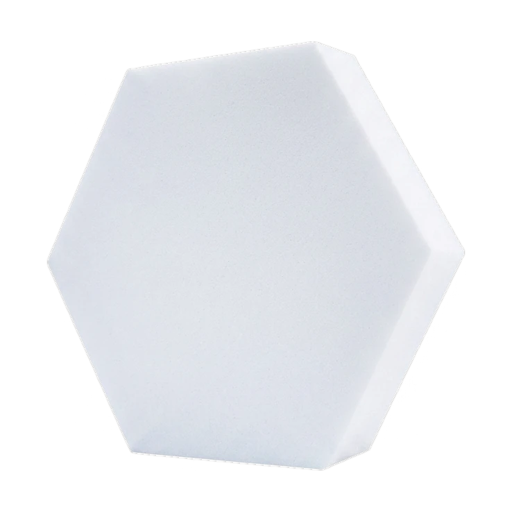 Fiber Solid Hexa in Weiß: Sechseck-Akustikelement aus PET-Filz