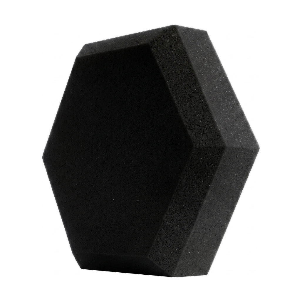 Hexa Hybrid Akustikelement aus Basotect in Grau, freigestellt