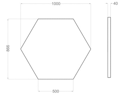 Maßzeichnung Fluffo Air Hexa
