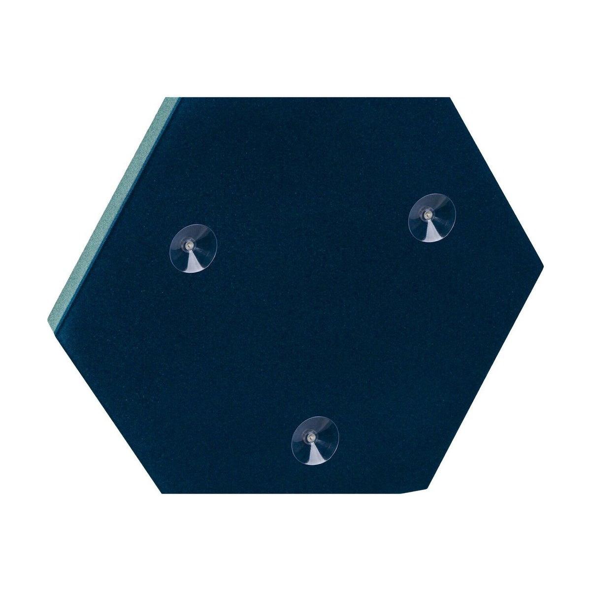 Fluffo Glass Hexa von hinten mit Saugnäpfen