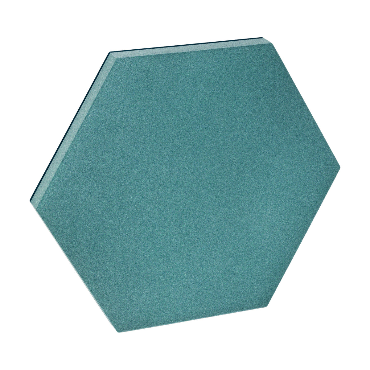 Fluffo Glass Hexa: Akustikelement mit Samtoberfläche für Glaswände