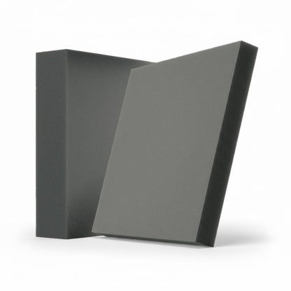 Velvet Pixels Akustikelement in Concrete: quadratisches Akustikelement aus Samt, 245 x 245 mm