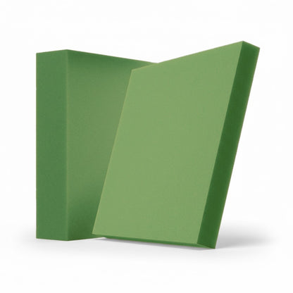 Velvet Pixels Akustikelement in Light Moss: quadratisches Akustikelement aus Samt, 245 x 245 mm