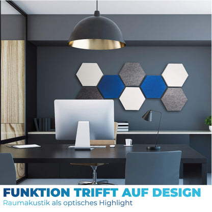 Fiber Hexa Akustikelement (PET Vlies)