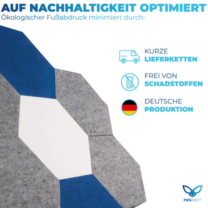Fiber Hexa Akustikelement (PET Vlies)